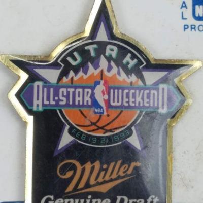 Utah NBA All-Star Weekend Feb 19-21, 1993 PIN with Card