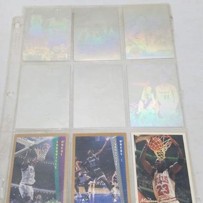 NBA Basketball Cards, Qty 9. First Card is Michael Jordan. 1991-1993