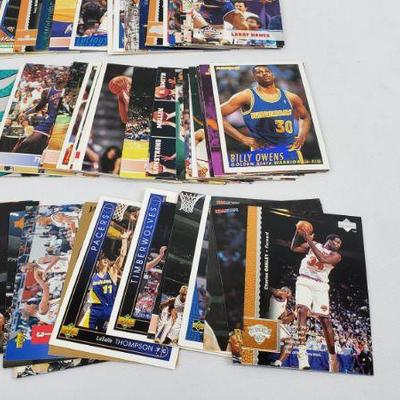 Lot #65: 100 NBA Basketball Cards, First Card is James Worthy