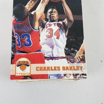 Lot #2: 100 NBA Basketball Cards, First Card is Charles Oakley