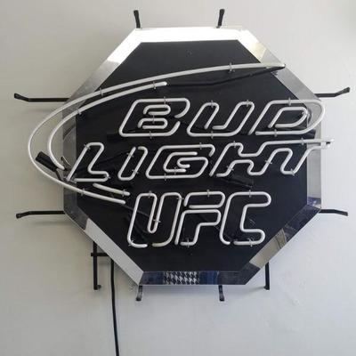 Bud Light UFC Neon Window Light 27