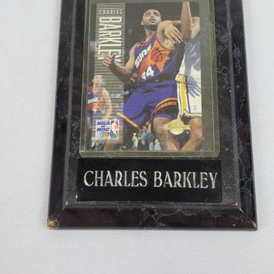 Charles Barkley NBA on NBC Basketball Card/Plaque, Suns