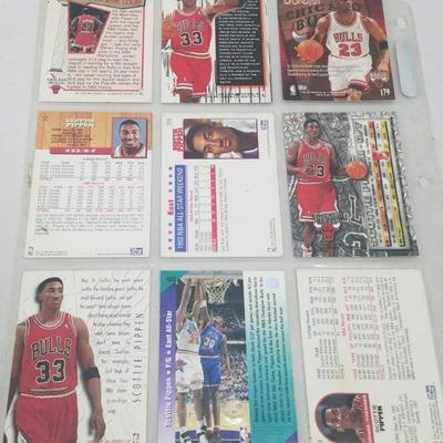 NBA Basketball Cards, Michael Jordan & Scottie Pippen 1991-1997