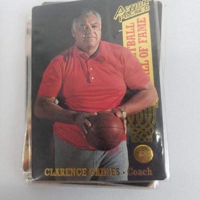 78 Collectible Action Packed Basketball Hall of Fame Cards from 1993