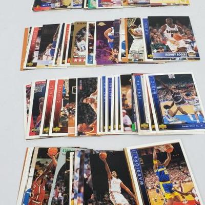 Lot #61: 100 NBA Basketball Cards, First Card is Sarunas Marciulionis