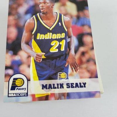 Lot #27: 100 NBA Basketball Cards, First Card is Malik Sealy