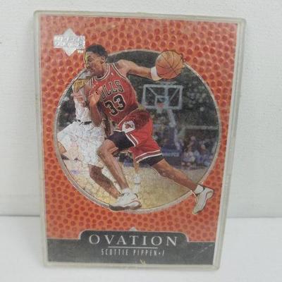 Scottie Pippen Ovation Basketball Card, Upper Deck 1998