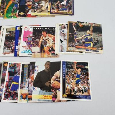 Latrell Sprewell, Chris Mullins & Chris Webber NBA Cards Golden State Warriors