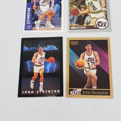 Lot #3: 4 John Stockton NBA Cards