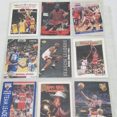 Michael Jordan NBA Basketball Cards, Qty 9, 1990-1993