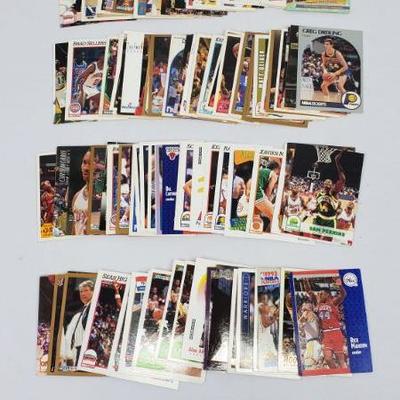 Lot #4: 100 NBA Basketball Cards, First Card is Alex Blackwell