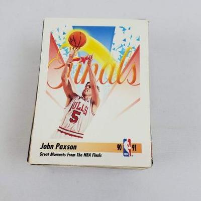 Lot 21: 100 NBA Basketball Cards, First Card is John Paxson