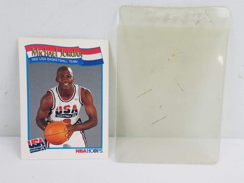 michael jordan 1992 usa basketball team nba hoops card