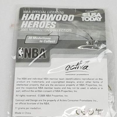 NBA Hardwood Heroes 2005 Medallion Qty 4: Allen, Brand, Gasol, & Ming - New