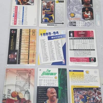 Tim Hardaway NBA Basketball Cards, Qty 9, 1993-2001
