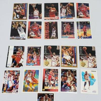 10 Danny Manning NBA Cards & 11 Ron Harper NBA Cards LA Clippers
