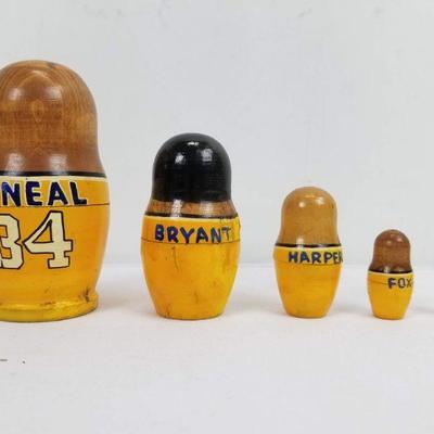 LA Lakers Nesting Dolls - Shaquille O'Neal and more