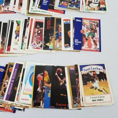 Lot #10: 100 NBA Basketball Cards, First Card is Mark Eaton