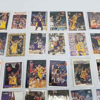 Lakers Basketball Cards, Qty 68