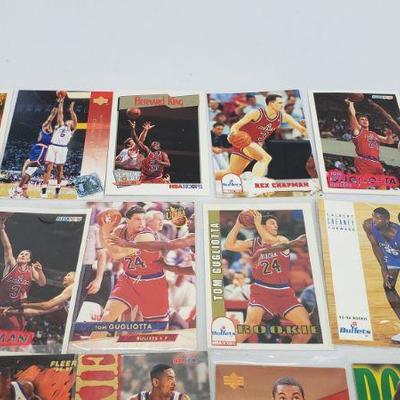 18 NBA Washington Bullets Cards Lot #2