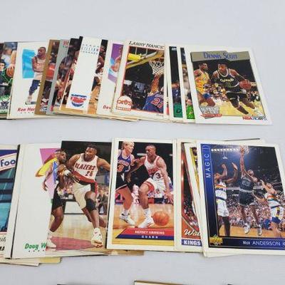 Lot #13: 100 NBA Basketball Cards, First Card is Dennis Scott