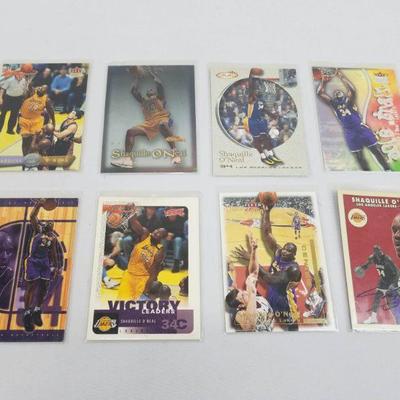 Shaquille O'Neal Basketball Cards, Qty 8