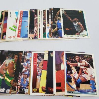 Lot #60: 100 NBA Basketball Cards, First Card is Scott Burrell