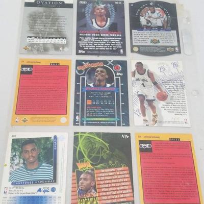 Anfernee Hardaway NBA Basketball Cards, Qty 9, 1993-1998
