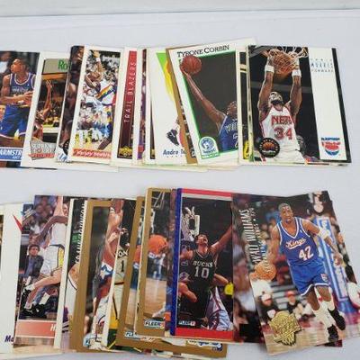 Lot #12: 100 NBA Basketball Cards, First Card is Chris Morris