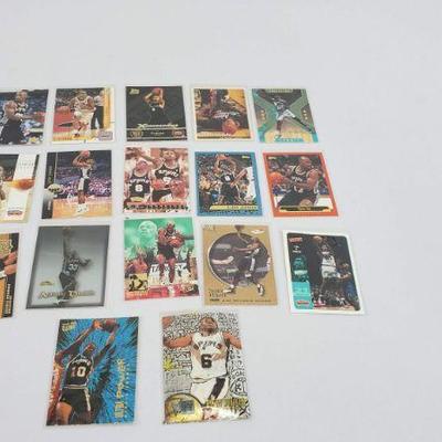 17 San Antonio Spurs NBA Cards