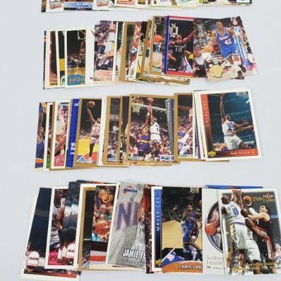 Lot #12: 100 NBA Basketball Cards, First Card is Chris Morris