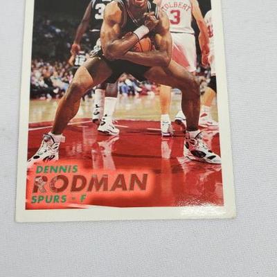 Lot #1: 100 NBA Basketball Cards, First Card is Dennis Rodman