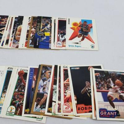 Lot #59: 100 NBA Basketball Cards, First Card is Tyrone Bogues
