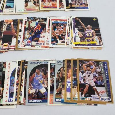 Lot #13: 100 NBA Basketball Cards, First Card is Dennis Scott