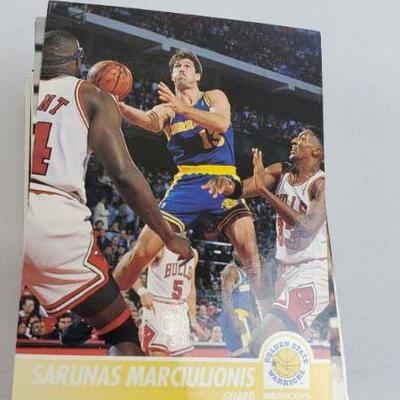 Lot #61: 100 NBA Basketball Cards, First Card is Sarunas Marciulionis