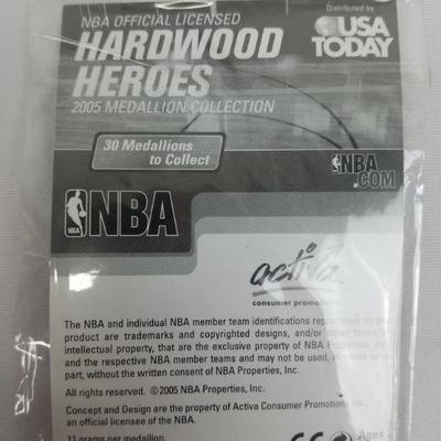 NBA Hardwood Heroes 2005 Medallion Qty 4: Anthony, Duncan, Okafor, O'Neal - New