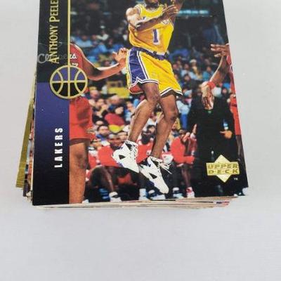 Lot #66: 100 NBA Basketball Cards, First Card is Anthony Peeler