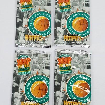 1992 Basketball Cards Pro Prospects Hot Pics Cards. 4 packages Sealed - New