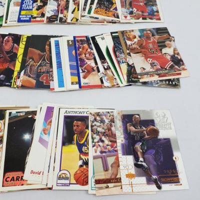 Lot 21: 100 NBA Basketball Cards, First Card is John Paxson