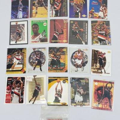 21 NBA Portland Trail Blazers Cards, Lot #2