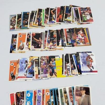 Lot #5: 100 NBA Basketball Cards, First Card is Toni Kukoc
