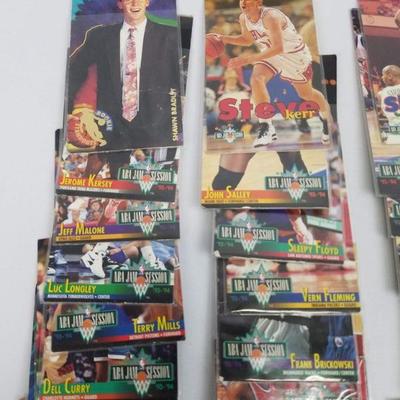 NBA Jam Session Oversized Basketball Cards, Qty 89 from 1993 & 1995
