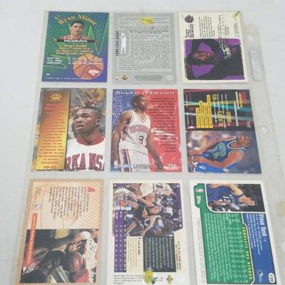 NBA Basketball Cards, Qty 9. First Card is Tracy McGrady. 1994-2000
