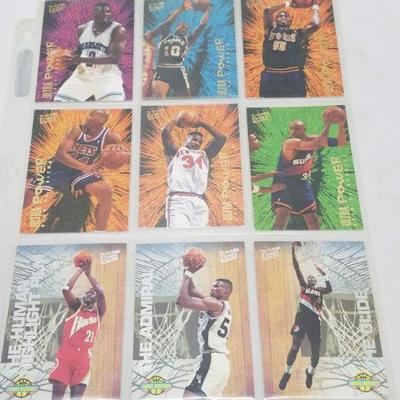 Fleer Ultra NBA Basketball Cards, (6)1994-1995 (3)1993-1994