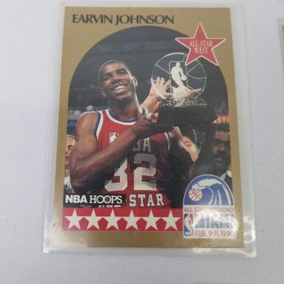 NBA & USA All-Star Basketball Cards, Qty 69 (Top Card is Magic Johnson)