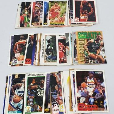 Lot #67: 100 NBA Basketball Cards, First Card is Vernon Maxwell