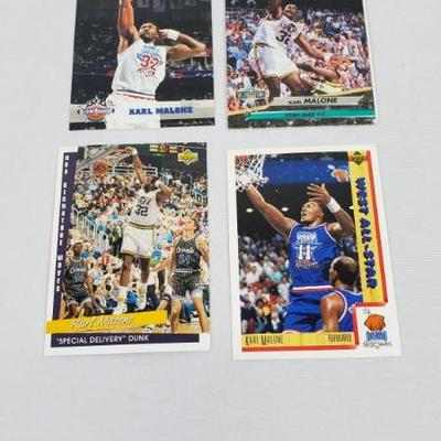 Lot #4: 4 Karl Malone NBA Cards