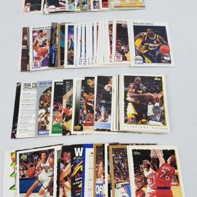 Lot #64: 100 NBA Basketball Cards, First Card is Travis Mays