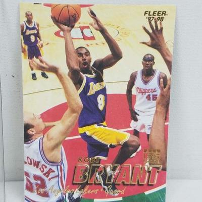 1997-98 Fleer Kobe Bryant Rookie Basketball Card