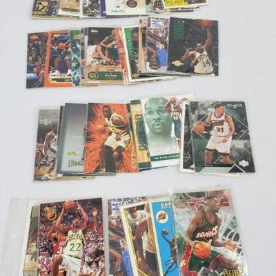 Approx. 38 Seattle Supersonics NBA Cards